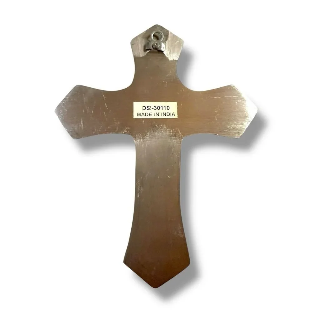 🔥 50% OFF | Vintage Ornate Metal Cross Wall Decor • 7.5” • Solid Cast